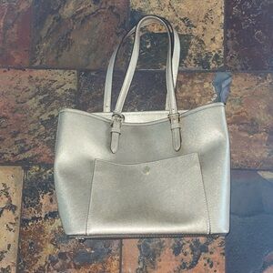 Michael Kors metallic tote